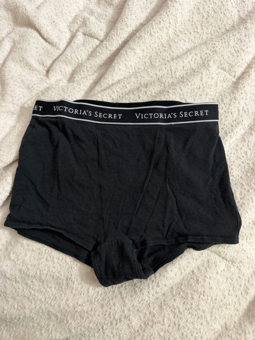 Victoria's Secret high waist boy shorts with Logo Waistband